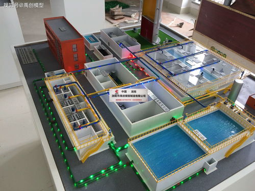 污水處理廠模型 設(shè)備布局與數(shù)據(jù)處理仿真系統(tǒng)